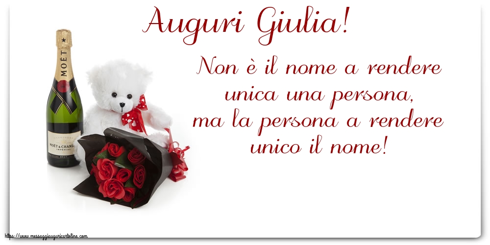 Auguri Giulia!