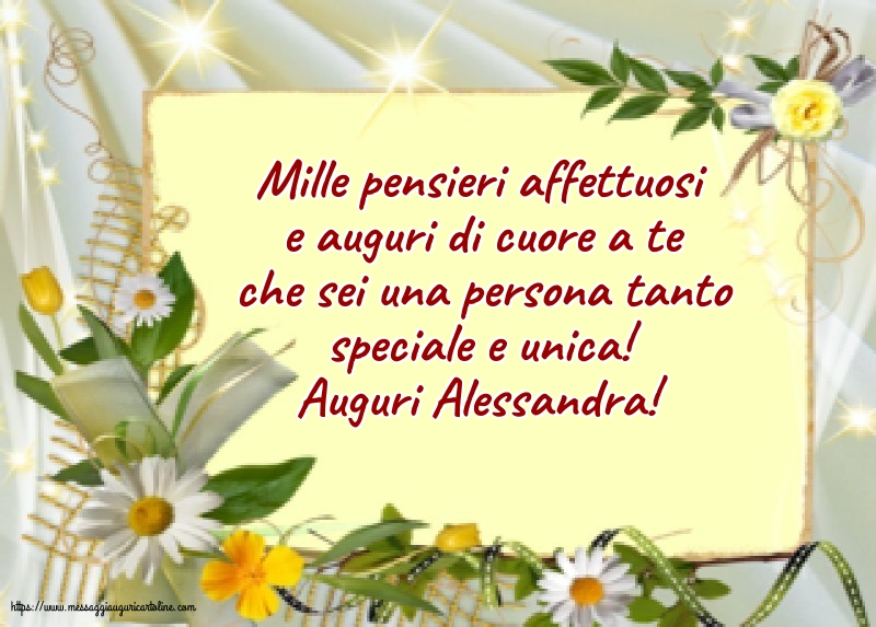 Sant'Alessandra Auguri Alessandra!
