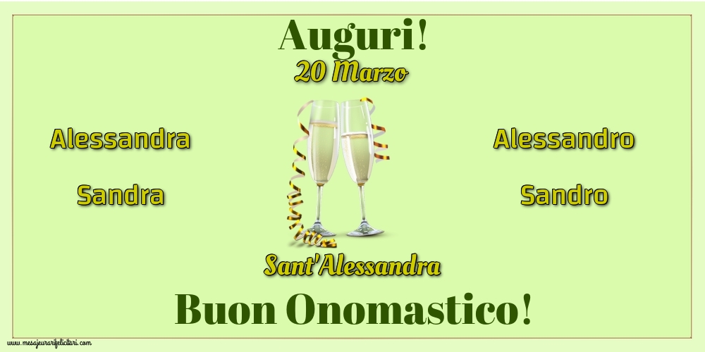 Sant'Alessandra 20 Marzo - Sant'Alessandra