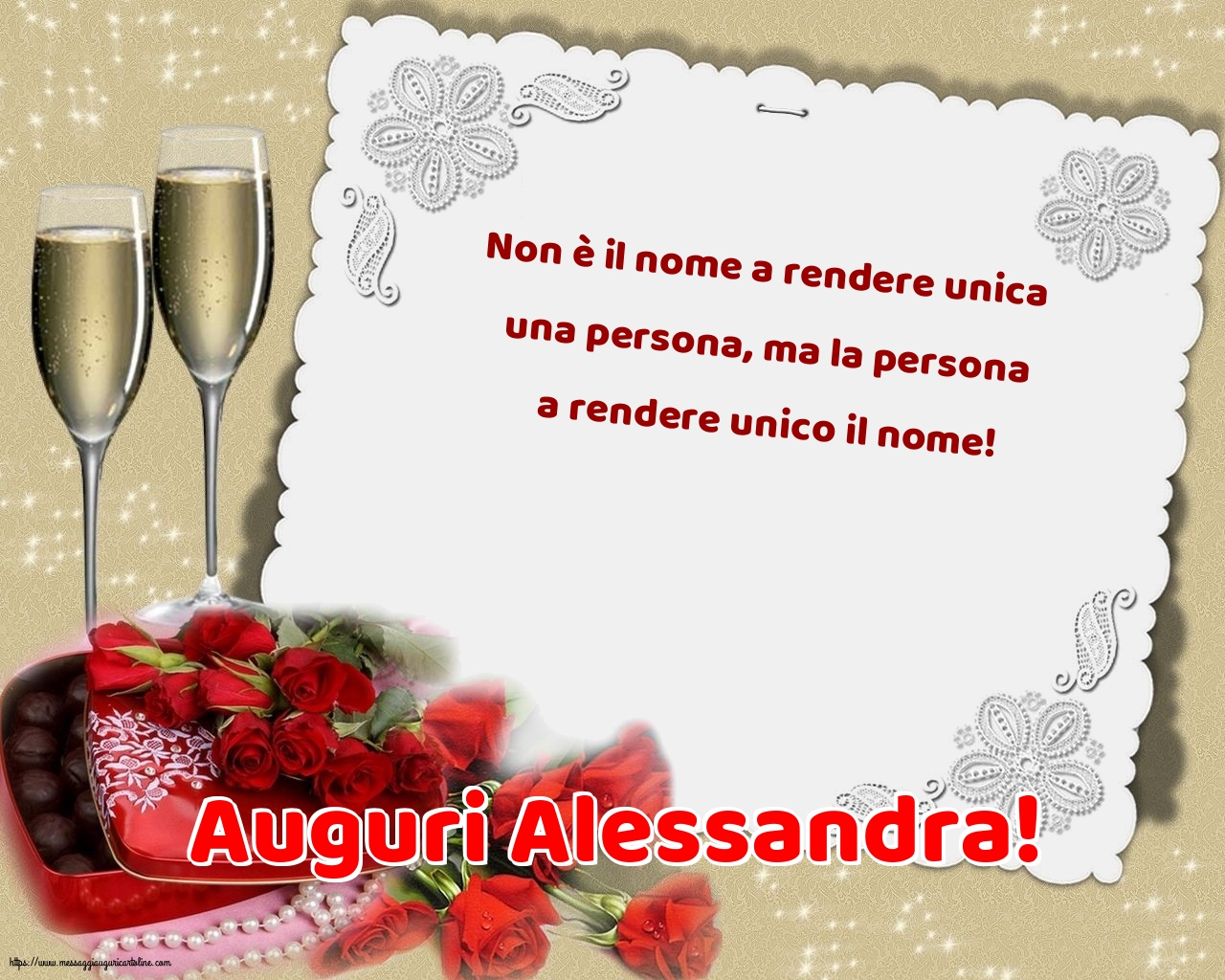 Sant'Alessandra Auguri Alessandra!