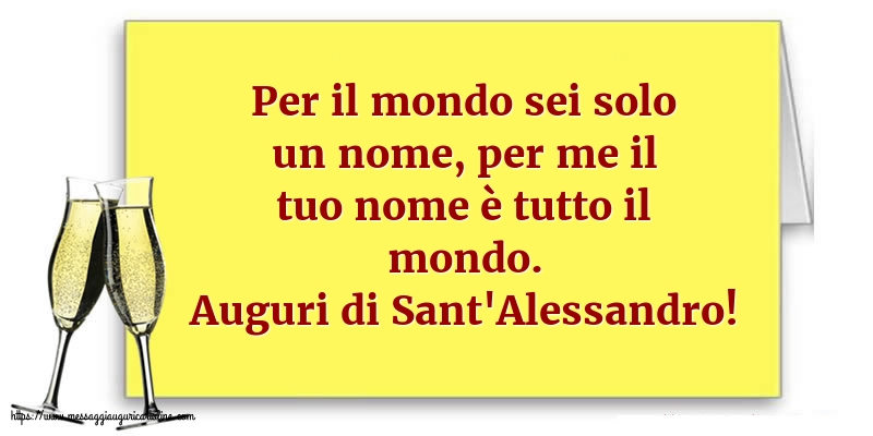 Auguri di Sant'Alessandro!