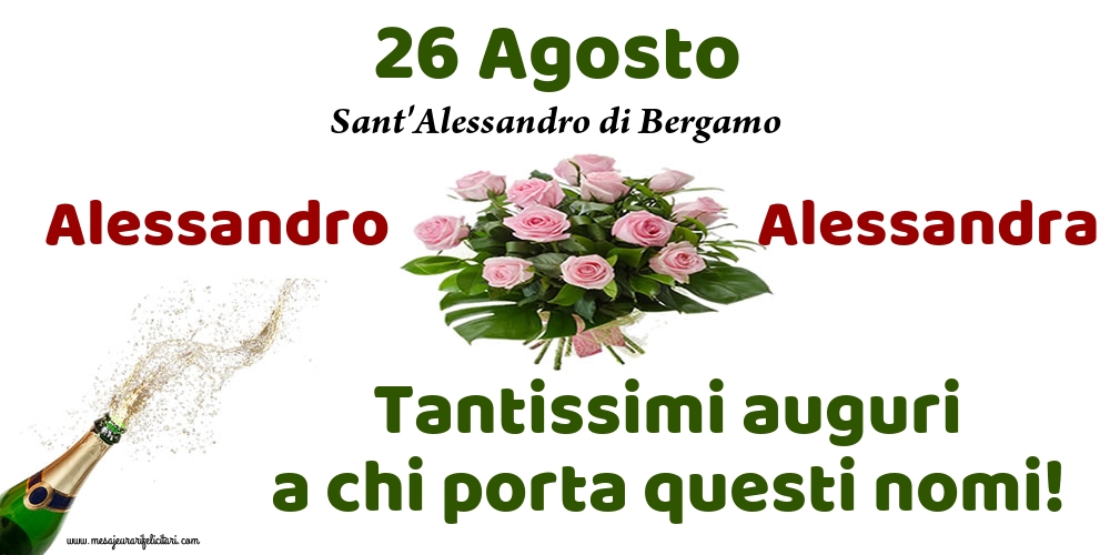 26 Agosto - Sant'Alessandro di Bergamo