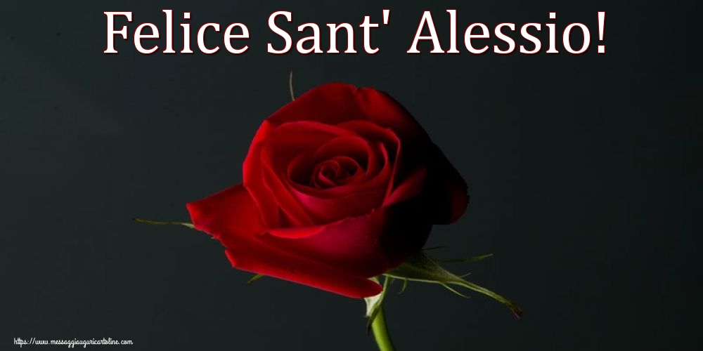 Felice Sant' Alessio!