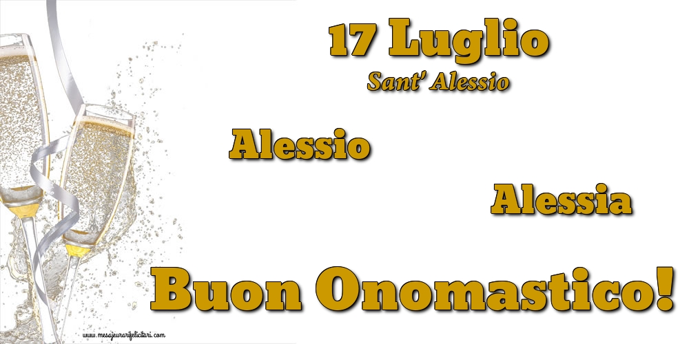 17 Luglio - Sant' Alessio