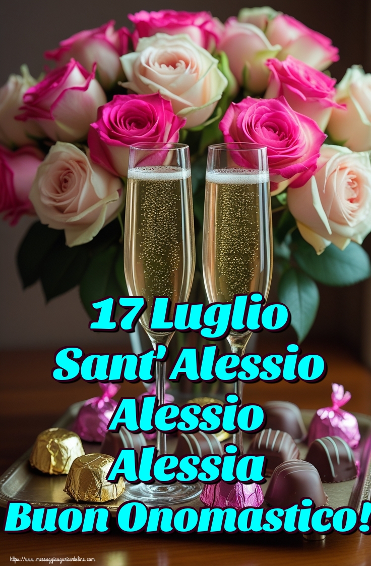 17 Luglio Sant' Alessio Alessio Alessia Buon Onomastico!