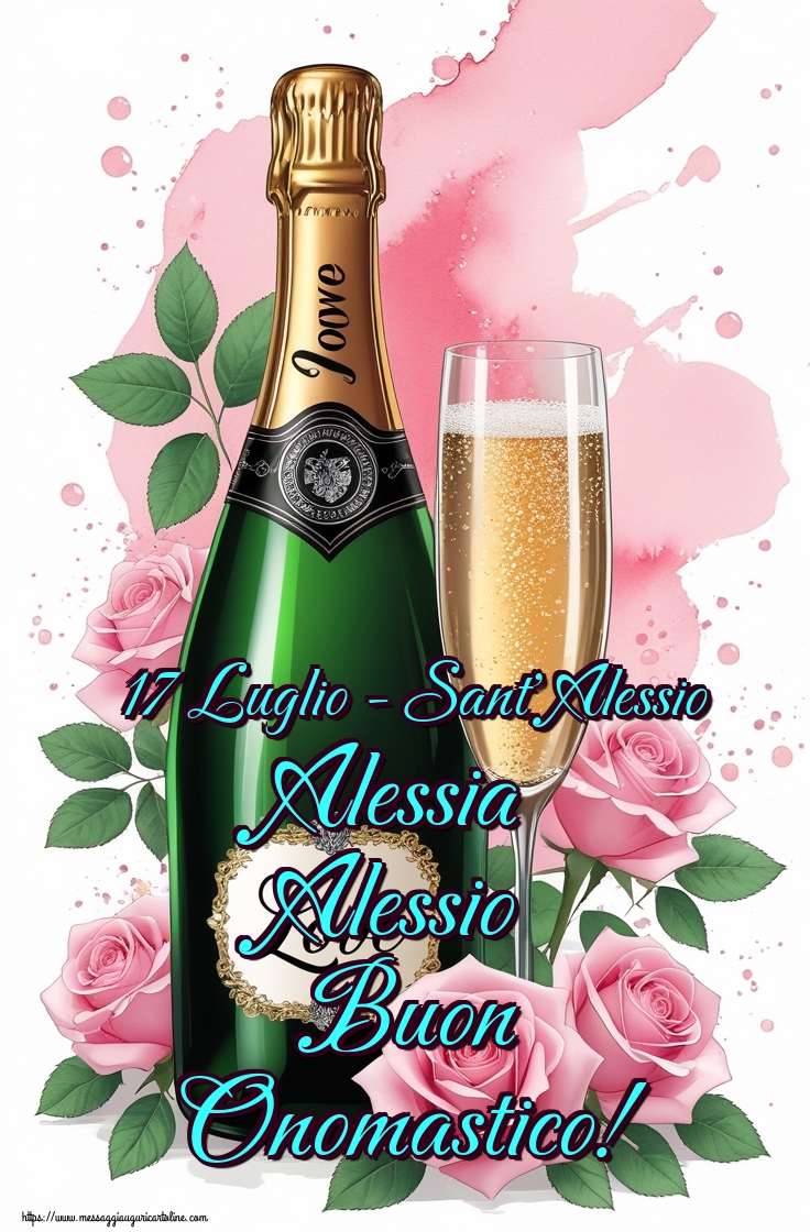 17 Luglio - Sant' Alessio Alessia Alessio Buon Onomastico!