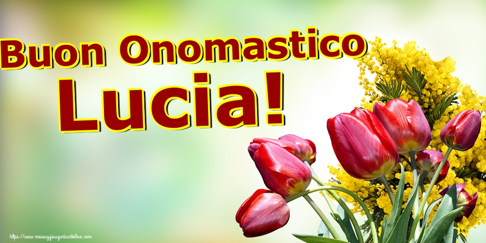 Buon Onomastico Lucia!