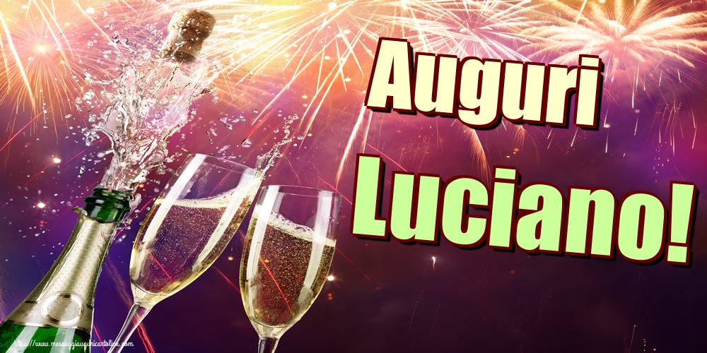Auguri Luciano!