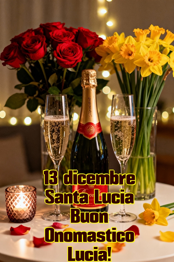 13 dicembre Santa Lucia Buon Onomastico Lucia!