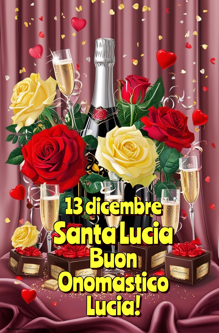 13 dicembre Santa Lucia Buon Onomastico Lucia!