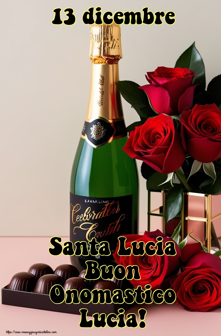 13 dicembre Santa Lucia Buon Onomastico Lucia!