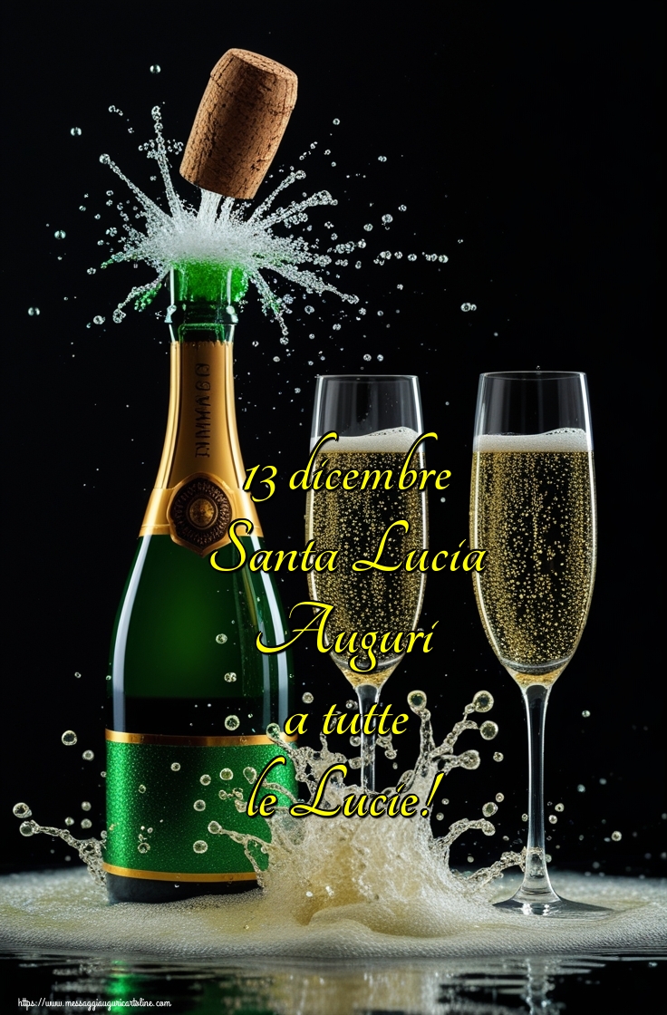 13 dicembre Santa Lucia Auguri a tutte le Lucie!