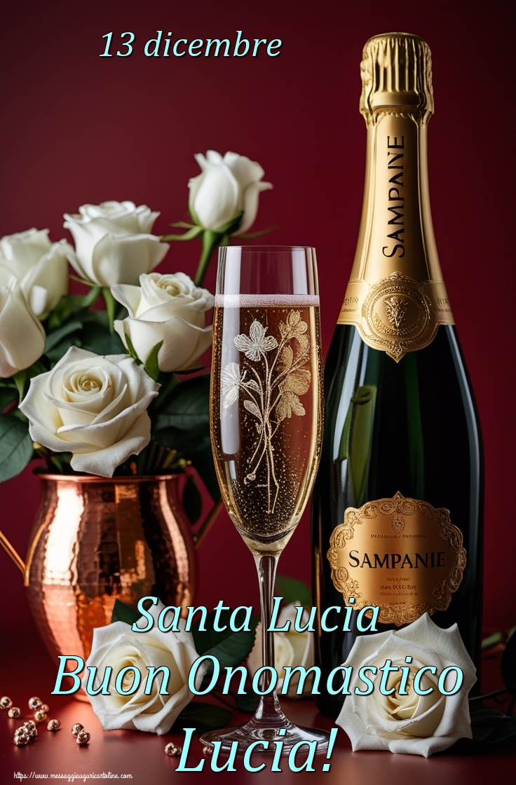 13 dicembre Santa Lucia Buon Onomastico Lucia!