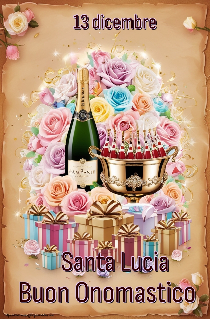 13 dicembre Santa Lucia Buon Onomastico