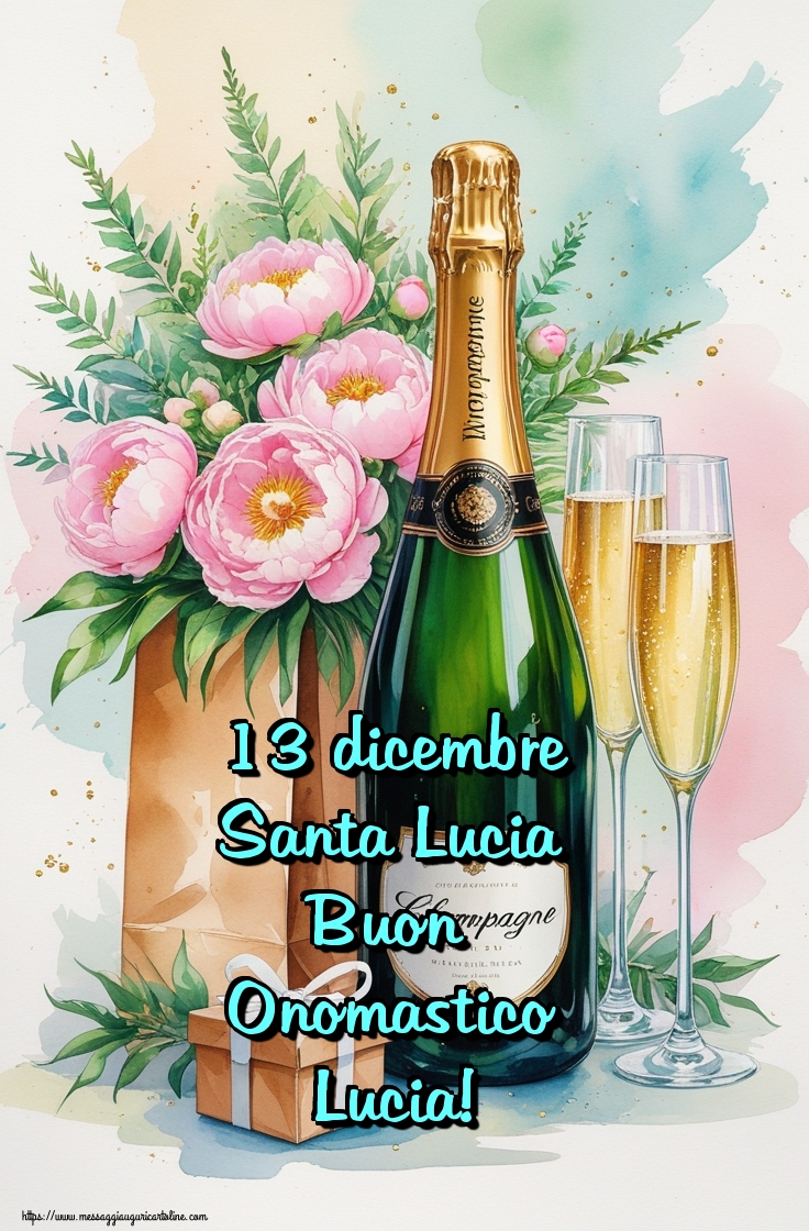 13 dicembre Santa Lucia Buon Onomastico Lucia!