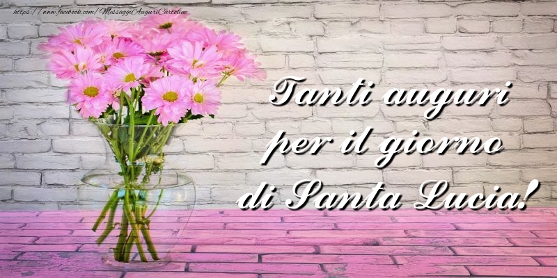 Tanti auguri per il giorno di Santa Lucia!