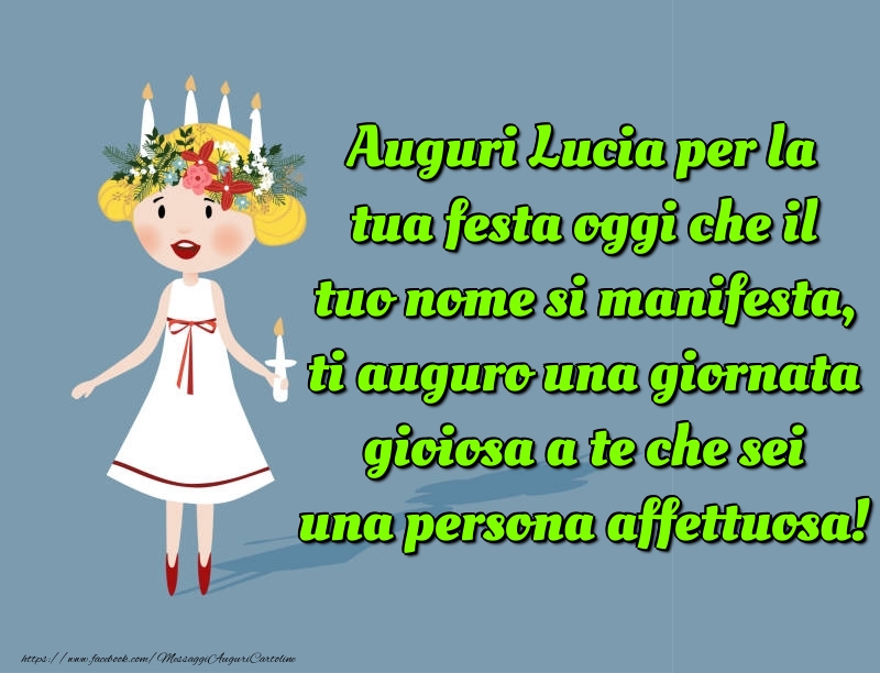 Auguri e buon onomastico.