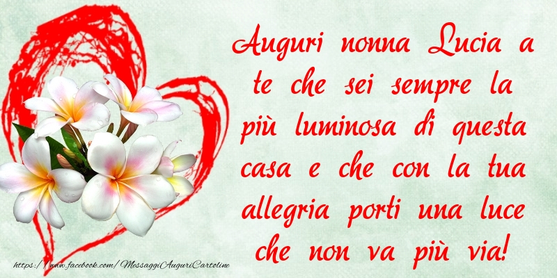 Auguri nonna Lucia