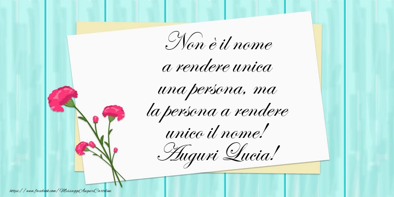 Auguri Lucia!