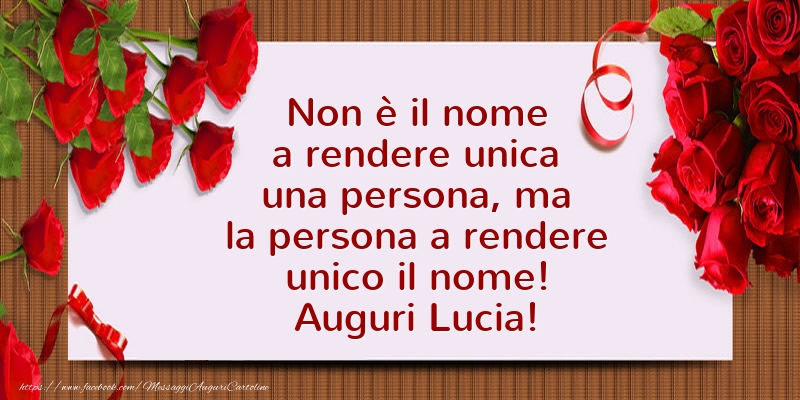 Auguri Lucia!