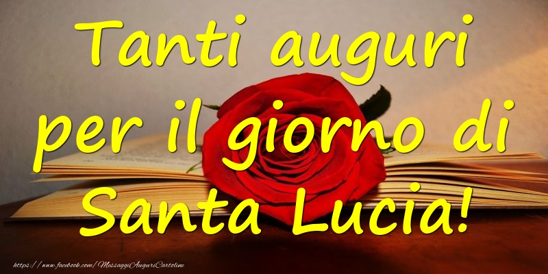 Tanti auguri per il giorno di Santa Lucia!