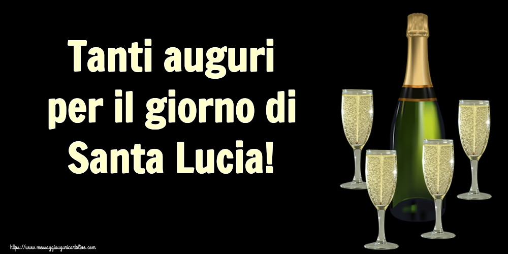 Tanti auguri per il giorno di Santa Lucia!