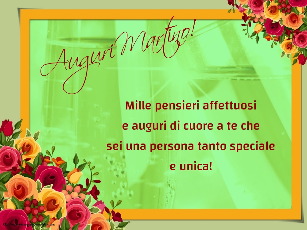 Auguri Martino!