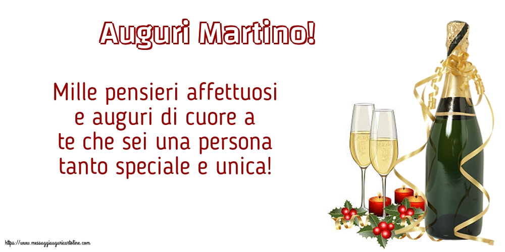 Auguri Martino!