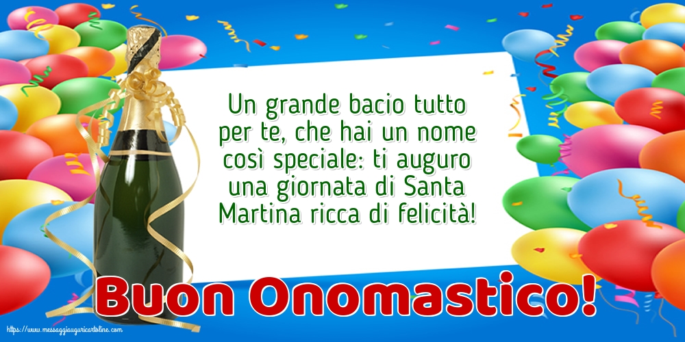 Santa Martina Buon Onomastico!