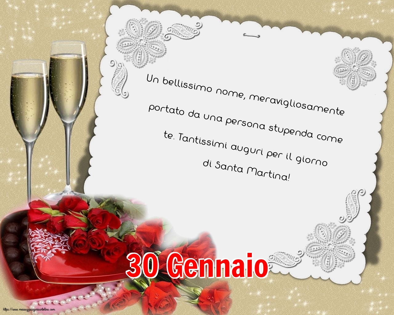 Santa Martina 30 Gennaio - Tantissimi auguri per il giorno di Santa Martina!