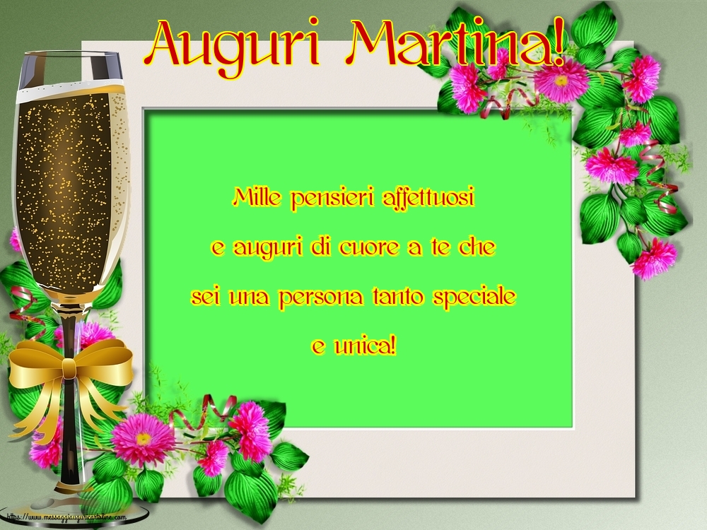 Santa Martina Auguri Martina!