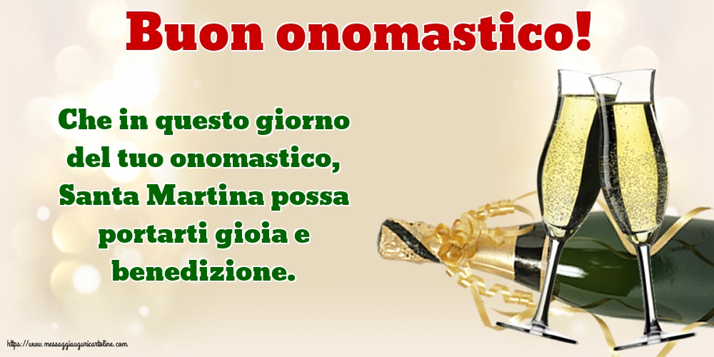 Santa Martina Buon onomastico!