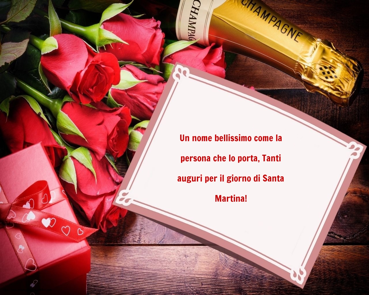 Santa Martina Tanti auguri per il giorno di Santa Martina!