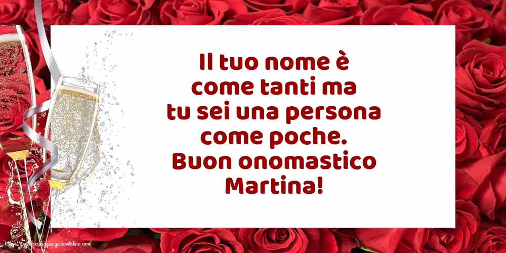 Buon onomastico Martina!