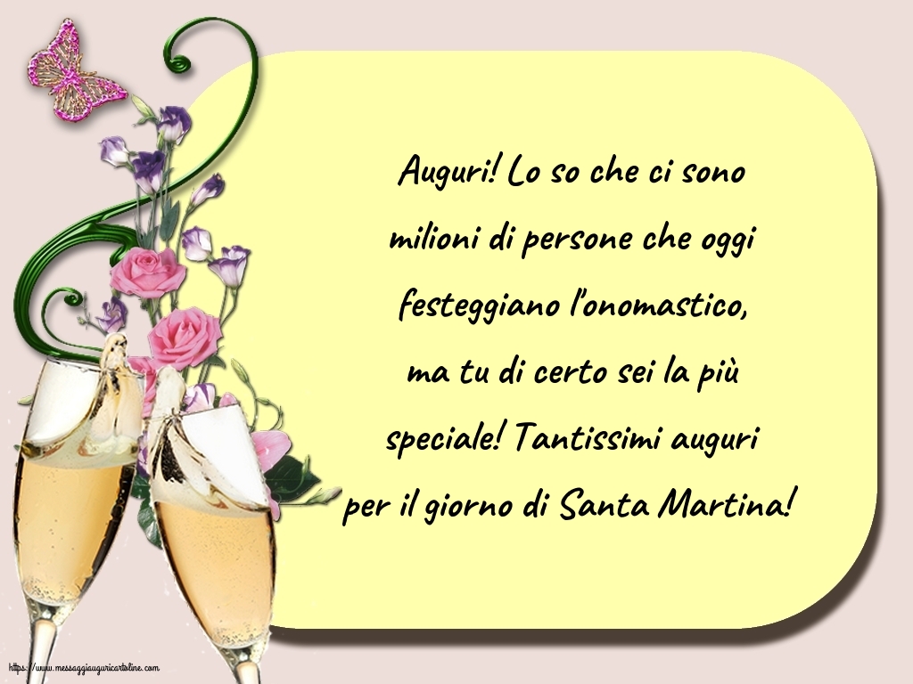 Santa Martina Tantissimi auguri per il giorno di Santa Martina!