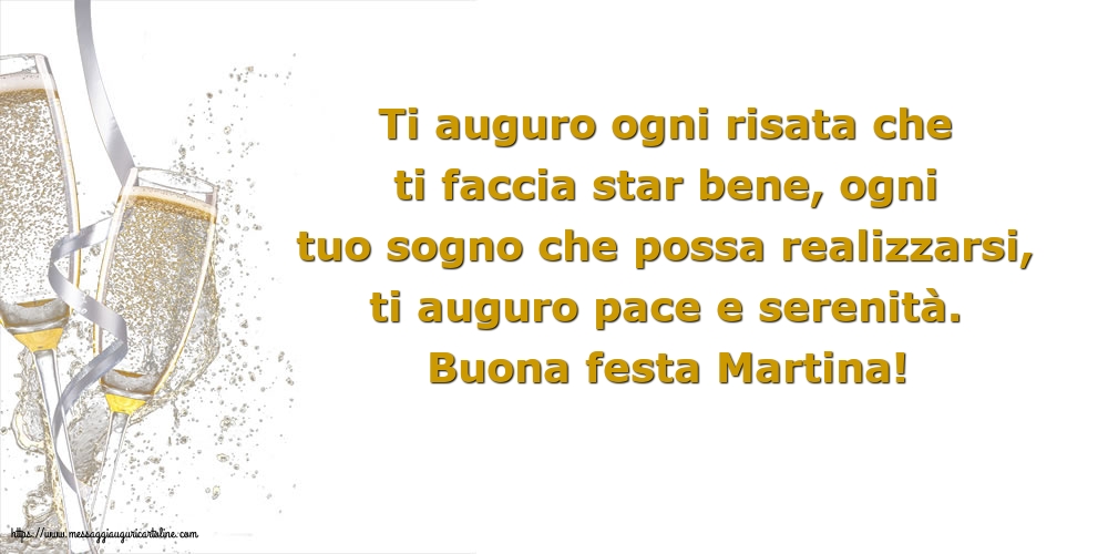 Buona festa Martina!