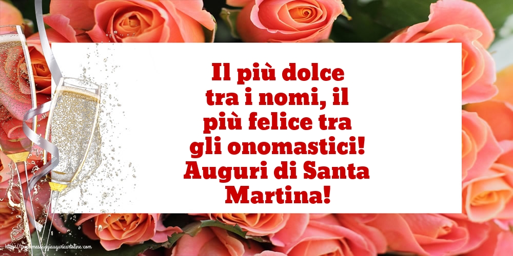 Auguri di Santa Martina!