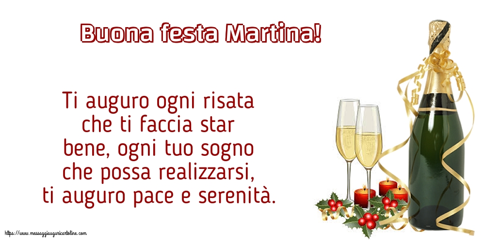 Santa Martina Buona festa Martina!