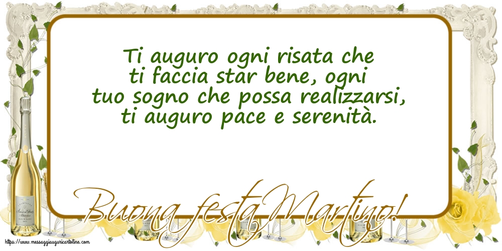Santa Martina Buona festa Martino!