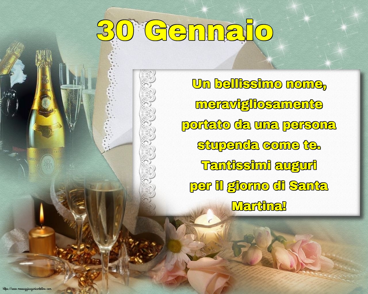 30 Gennaio - Tantissimi auguri per il giorno di Santa Martina!