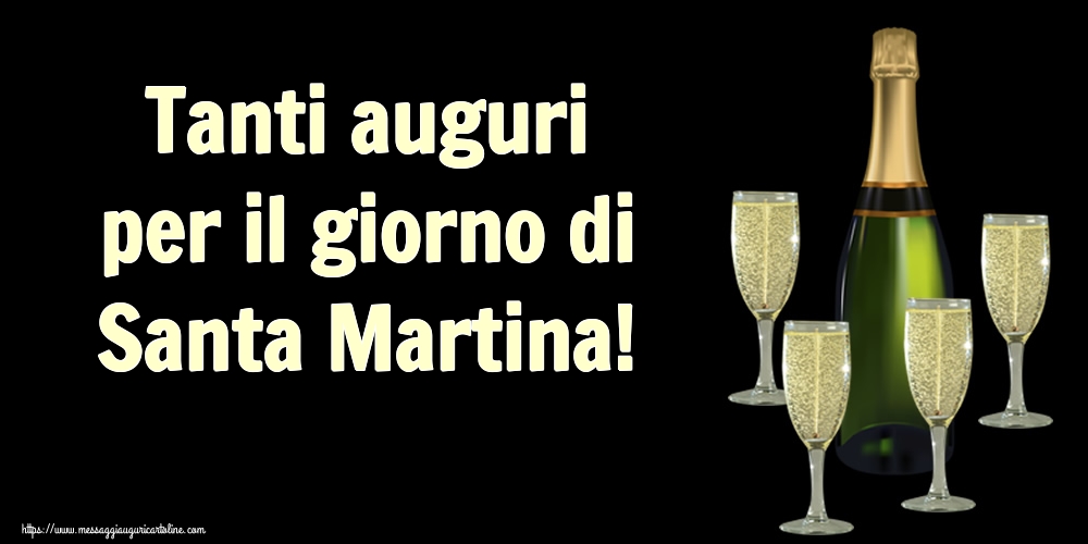 Cartoline di Santa Martina - Tanti auguri per il giorno di Santa Martina! - messaggiauguricartoline.com