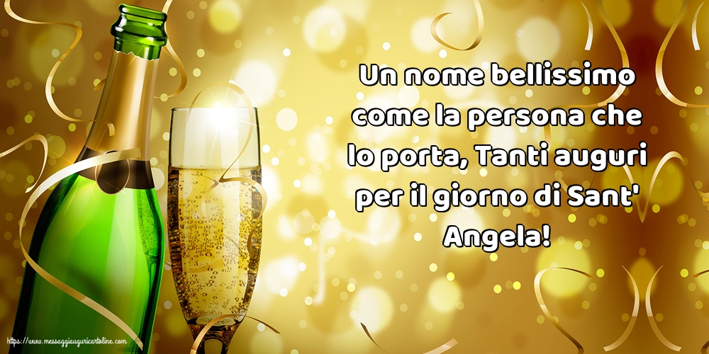 Tanti auguri per il giorno di Sant' Angela!