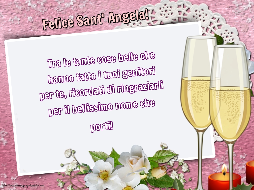 Felice Sant' Angela!