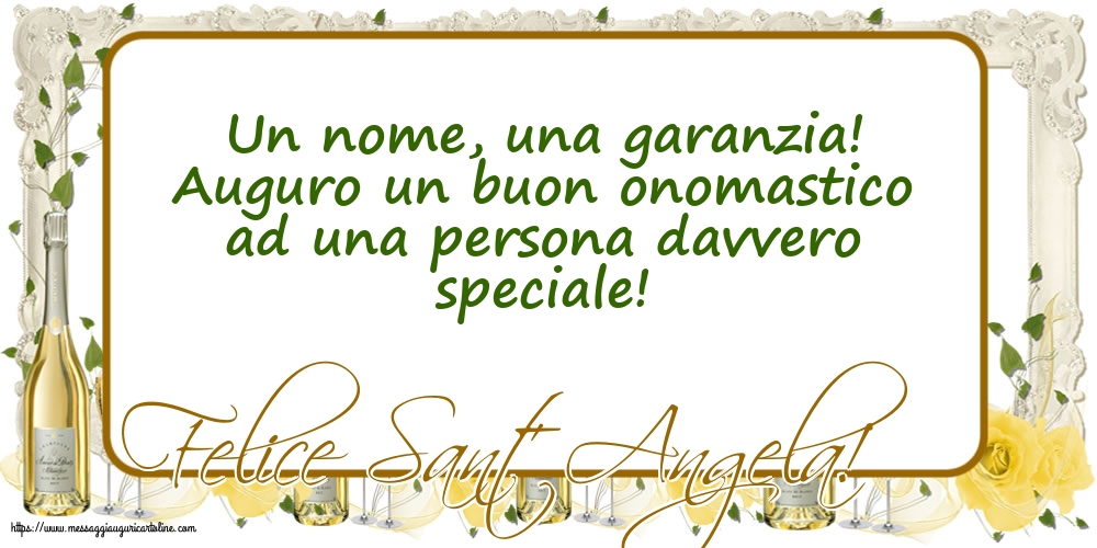Felice Sant' Angela!