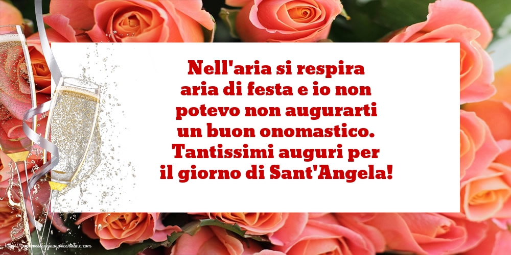Tantissimi auguri per il giorno di Sant'Angela!