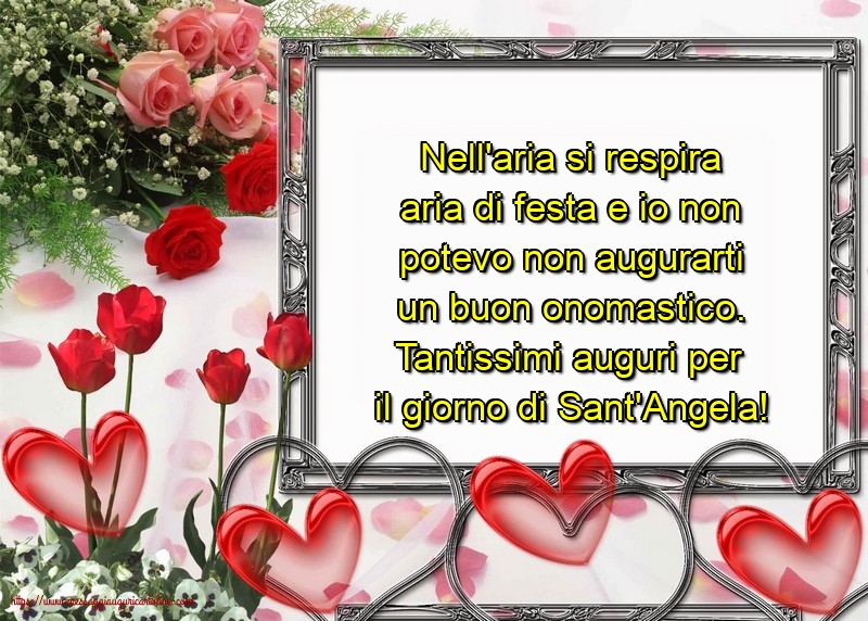 Sant' Angela Tantissimi auguri per il giorno di Sant'Angela!