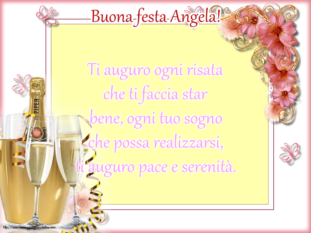 Buona festa Angela!