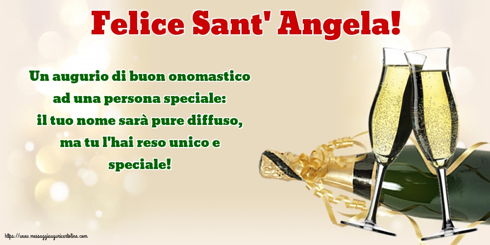 Sant' Angela Felice Sant' Angela!