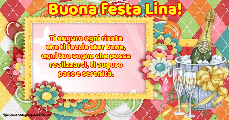 Buona festa Lina!