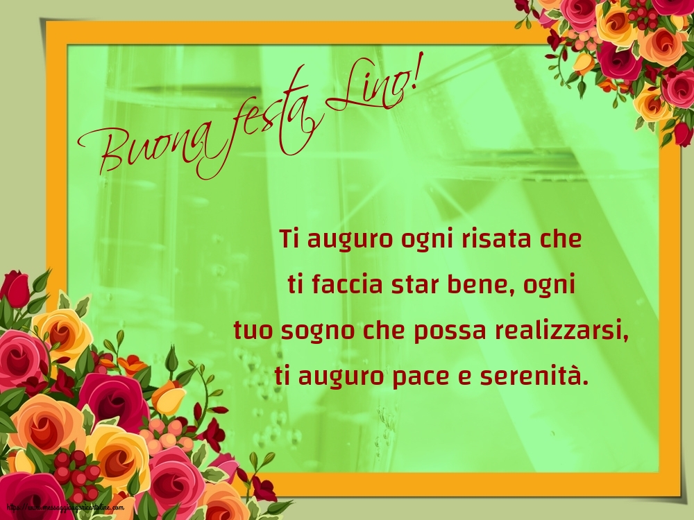 Buona festa Lino!